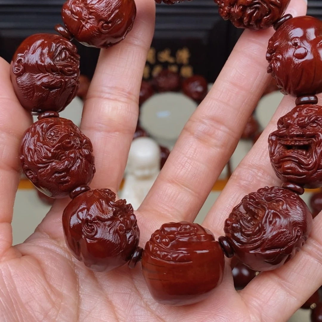 胖***小吊坠橄榄核恶僧恶僧