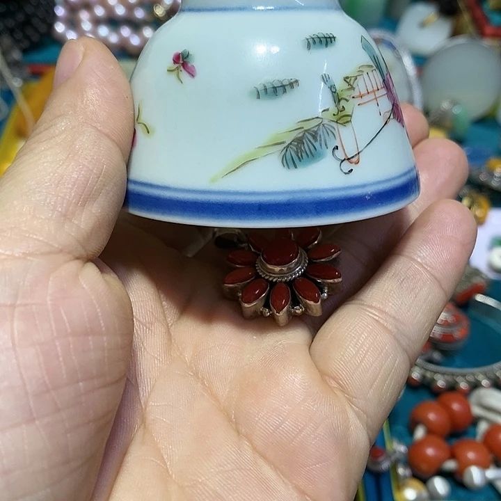 简*爱青花手绘小主人杯子