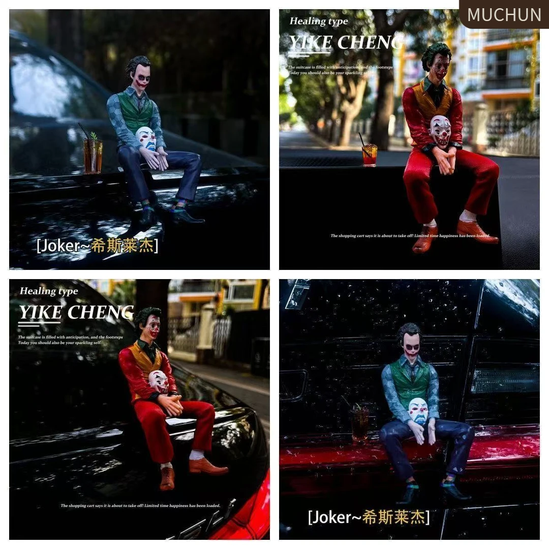 车顶小丑莱杰希斯DC小队坐姿汽车摆件挂件车载手办模型公仔玩偶