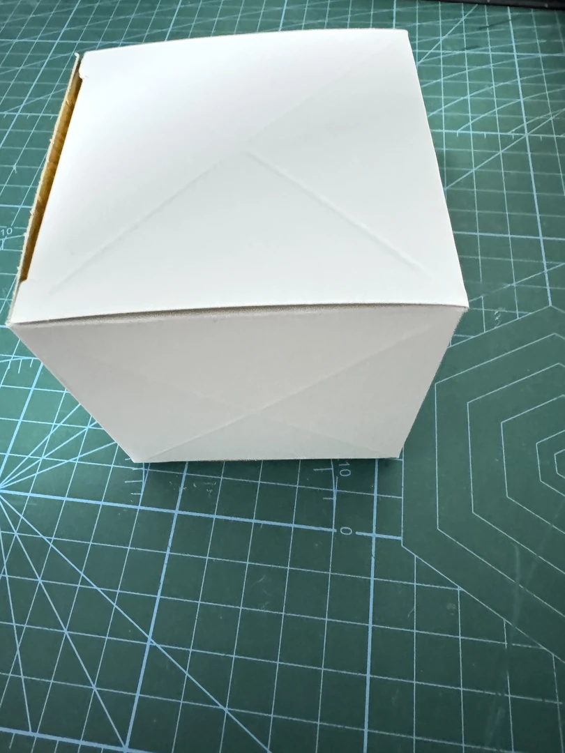 手工折纸立体方块卡纸