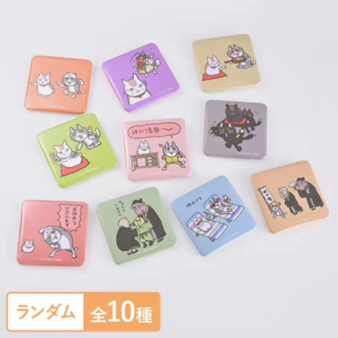 【夏目友人帐】 吧唧 猫老师X仕事猫联动盲抽徽章盲袋 默认代拆