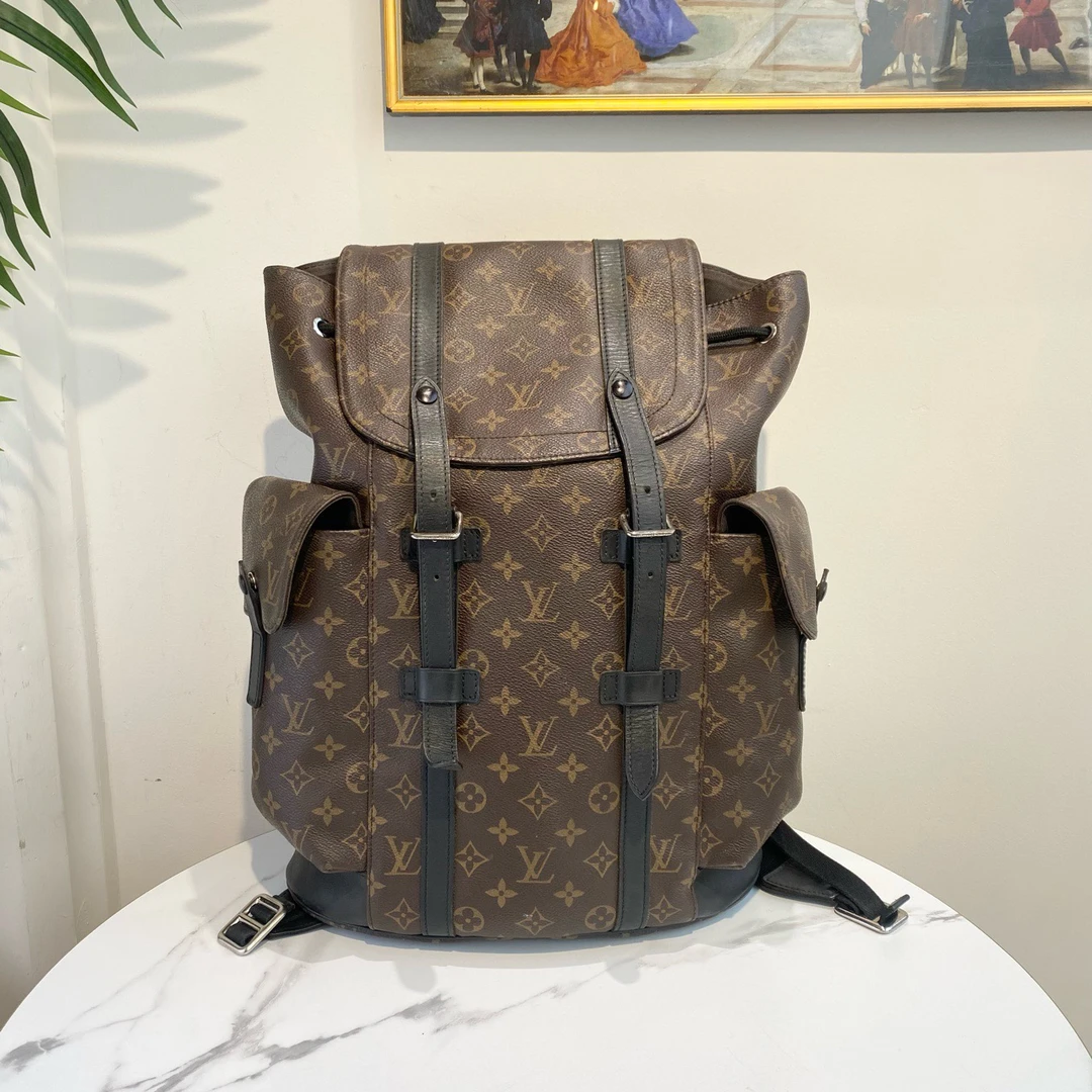 95新 LouisVuitton/路易威登 多宝二奢/51166/双肩