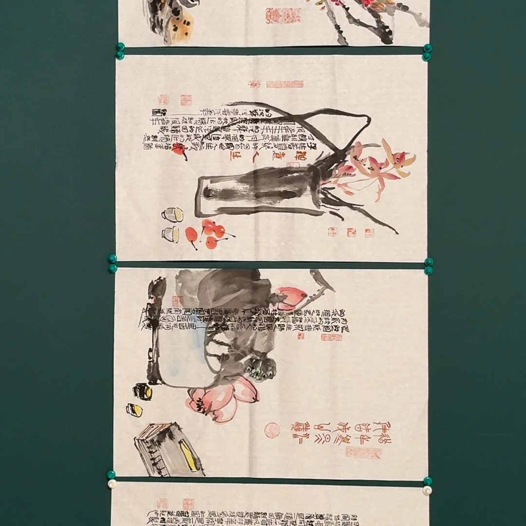 书法邹联富老师的国画