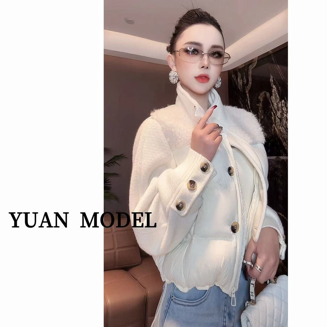 YUAN MODEL/-媛老板-【伦敦街头】高端气质短款羽绒服外套 102455