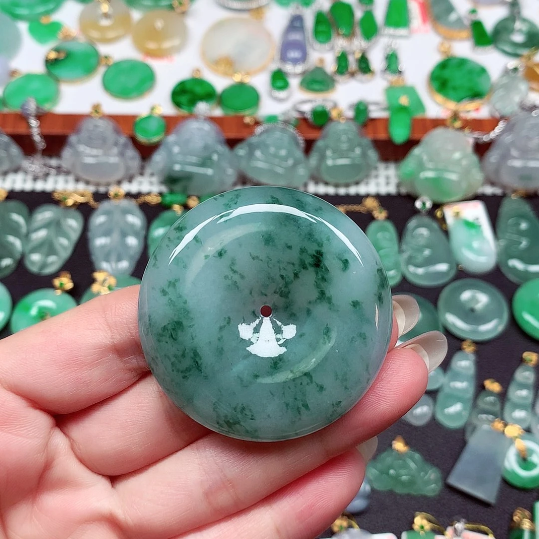 吊坠(不含链)未镶嵌翡翠天然翡翠A货