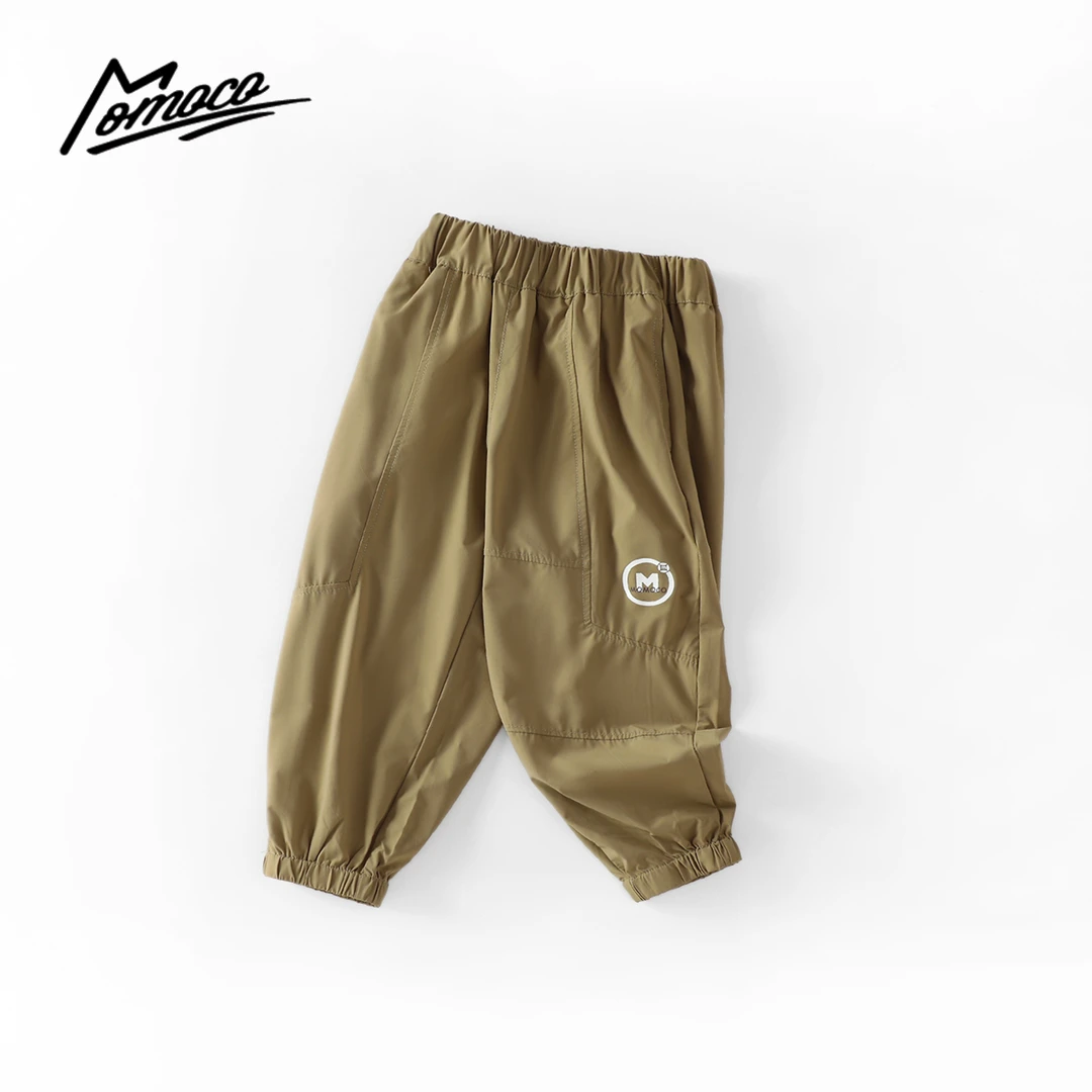 MOMOCO夏季男童中大童防蚊裤印花束脚长裤舒适下装75230362001