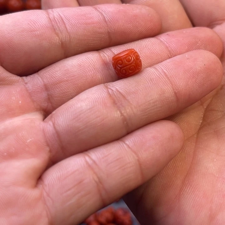 A***)未镶嵌保山精工直切回纹卡9➕南红玛瑙