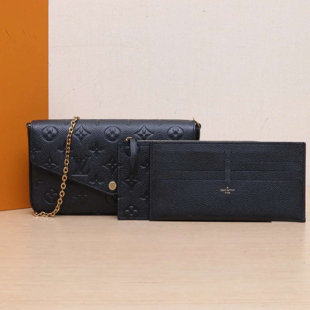 99新 LouisVuitton/路易威登 【娇】三合一链条包皮革C2019 196263