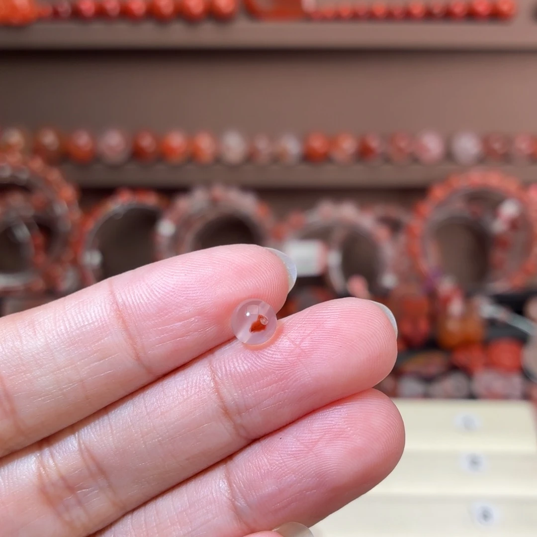 嗨***啊未镶嵌1南红玛瑙单珠卡6