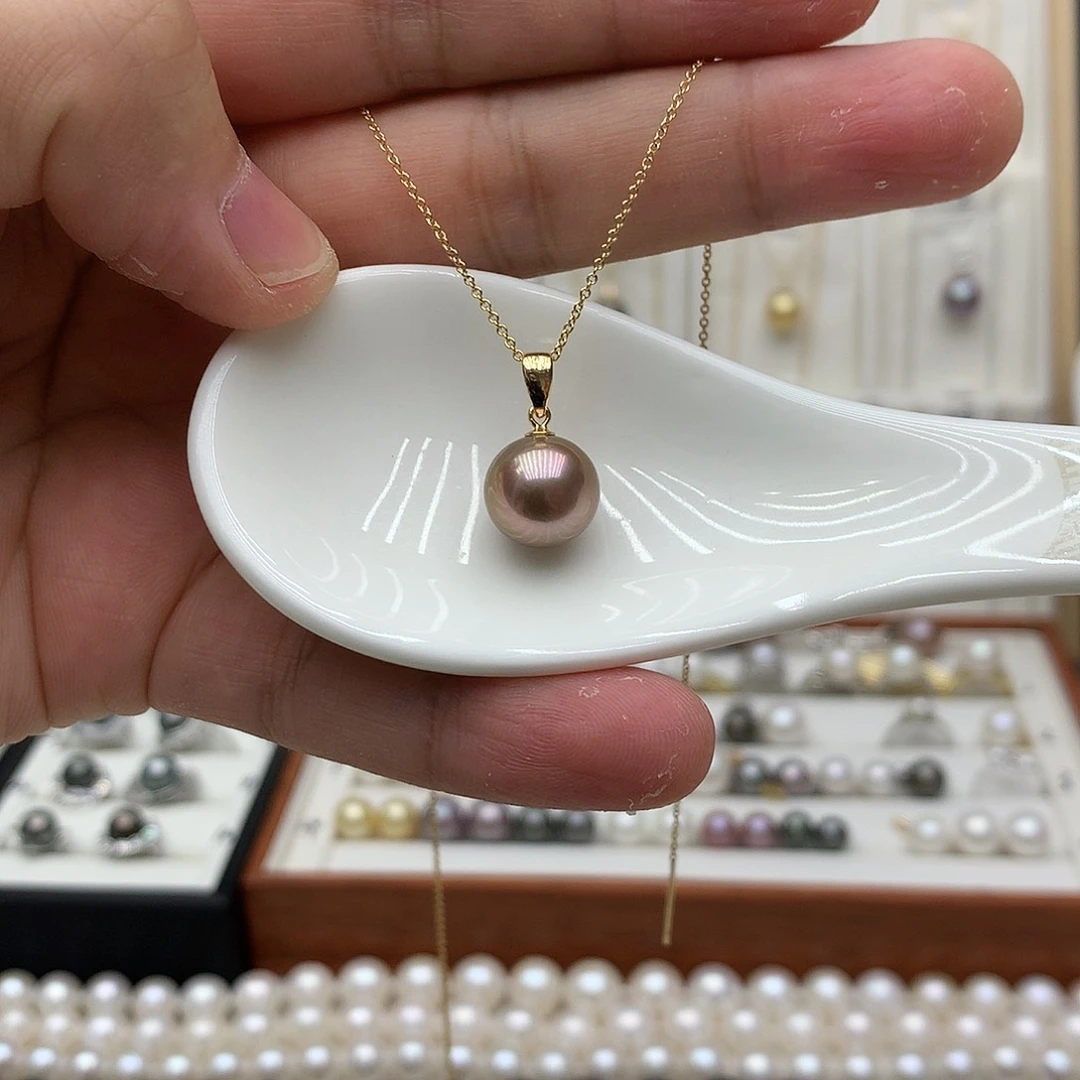 吊坠(赠链)银S925镶嵌淡水珍珠
