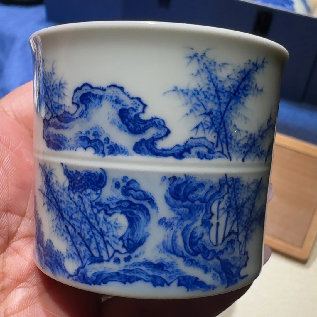 景德镇陶瓷手绘单杯