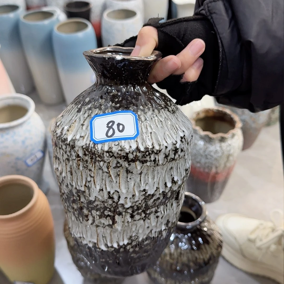 瓶80号复古陶瓷高20厘米瑕疵一个