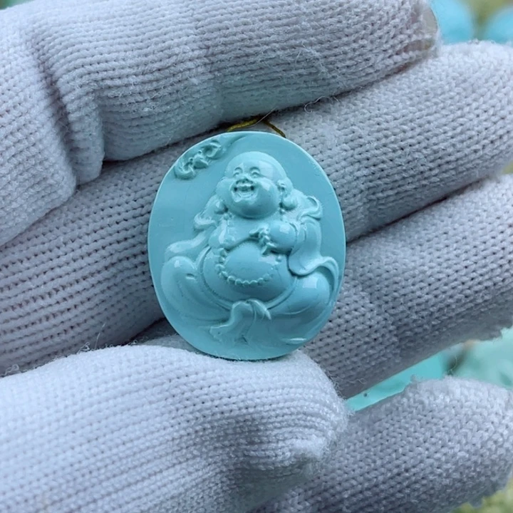 绿松石未镶嵌珠宝奇石