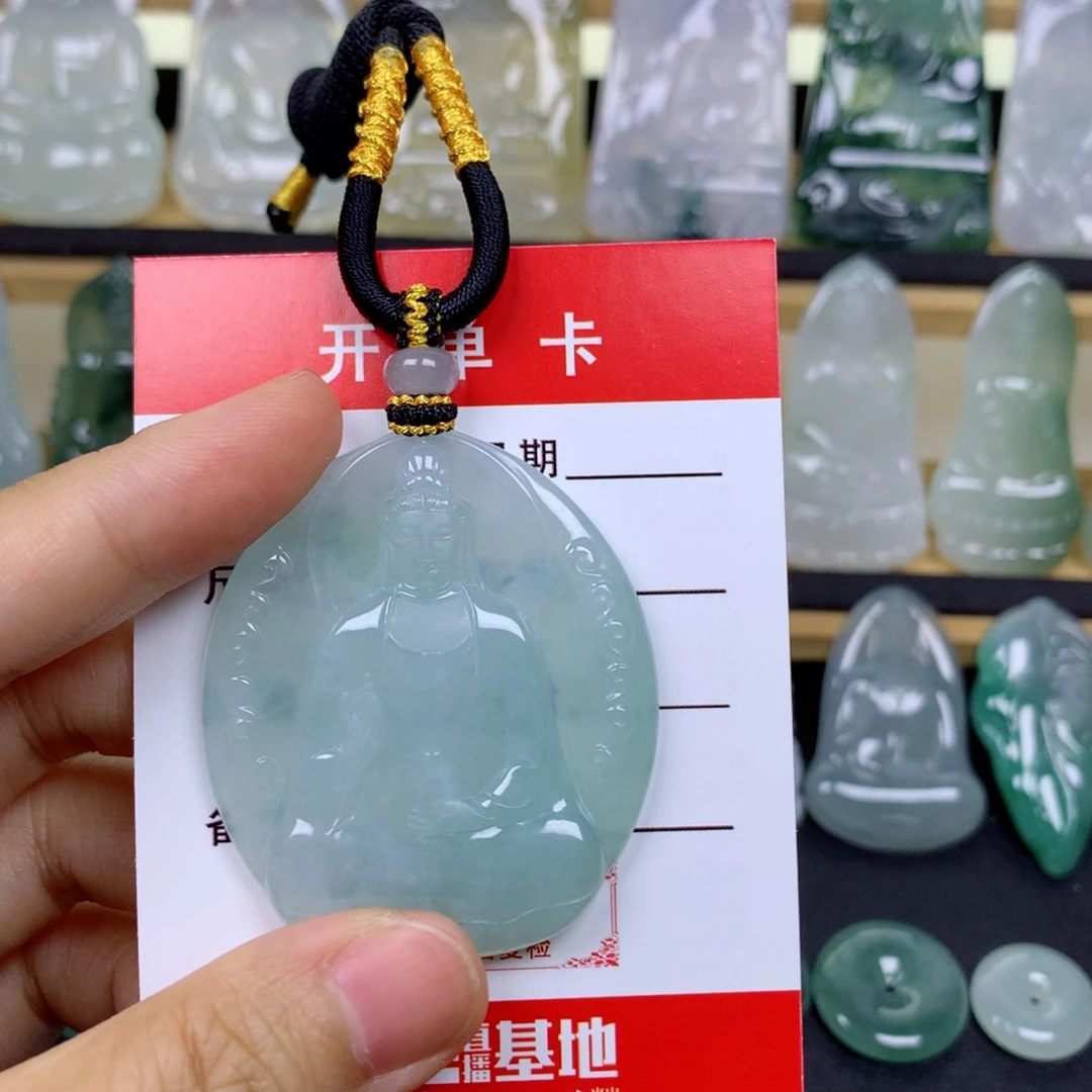 ****°颈饰未镶嵌翡翠素衣