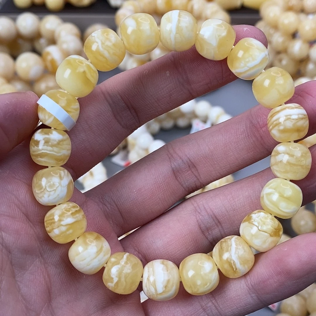 蜜蜡未镶嵌珠宝奇石11.5mm 18.3g