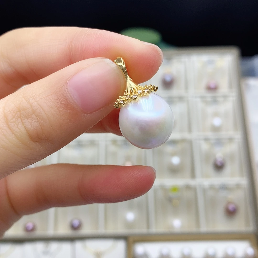 淡水珍珠颈饰合金