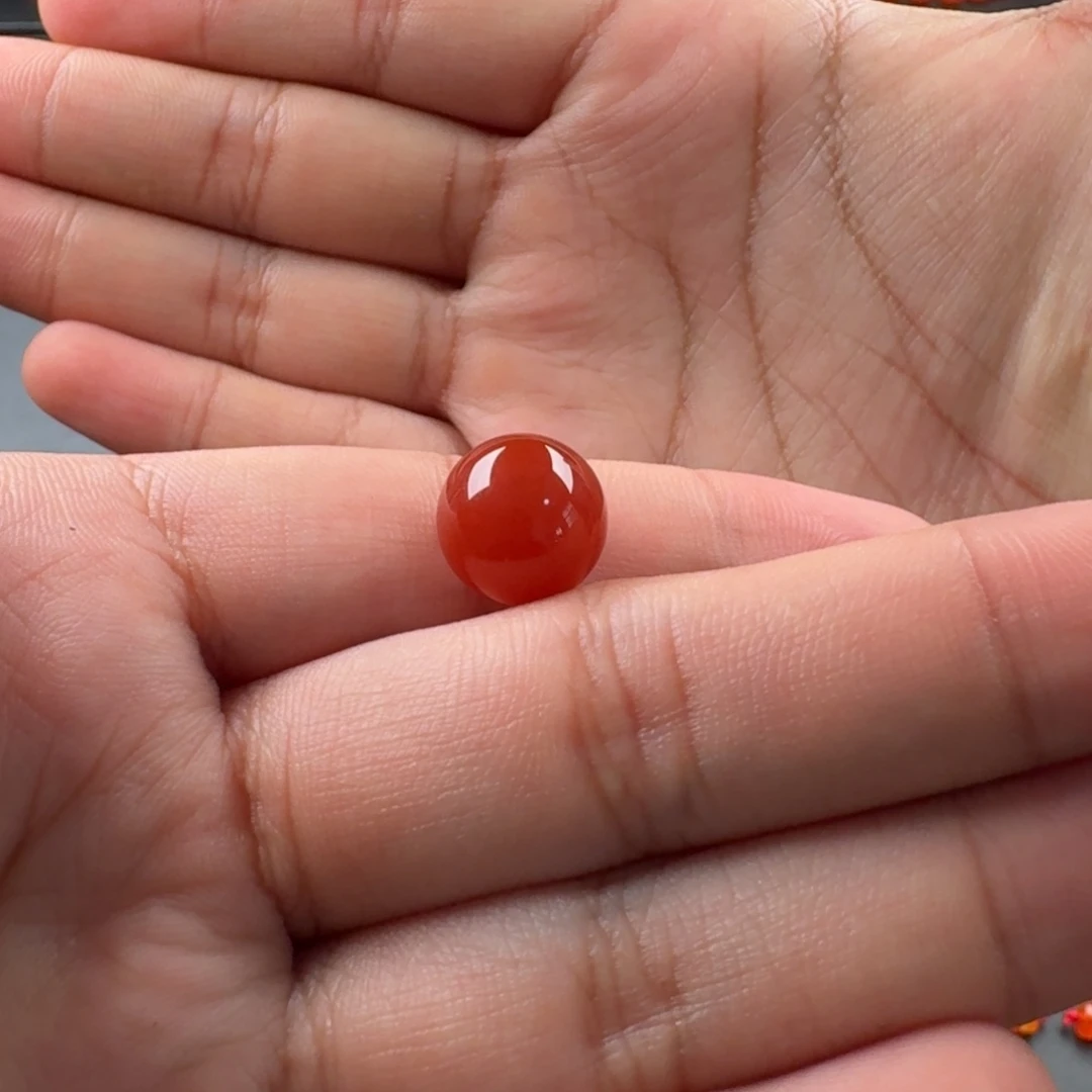 南红玛瑙未镶嵌圆珠11.7mm