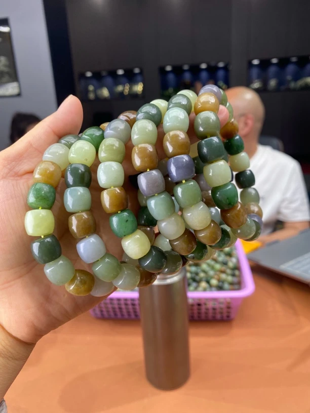 纯天然和田玉多宝手串12多样性发货拍一发一