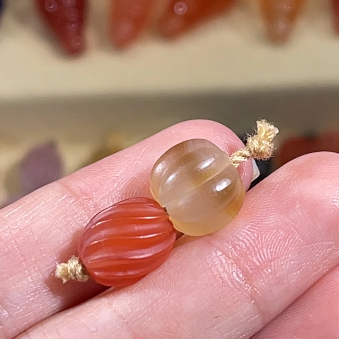 南红玛瑙未镶嵌配饰套装不退换