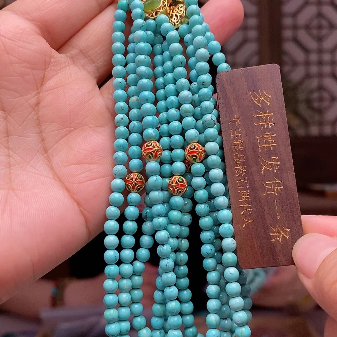 未镶嵌绿松石珠宝奇石