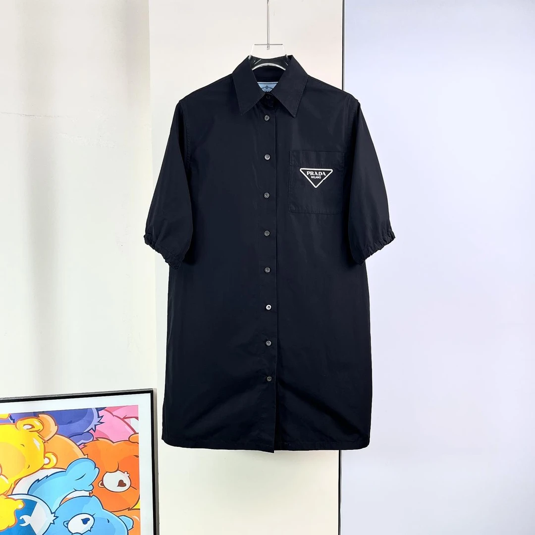95新/Prada / 长款衬衫/36码/Xsps12696