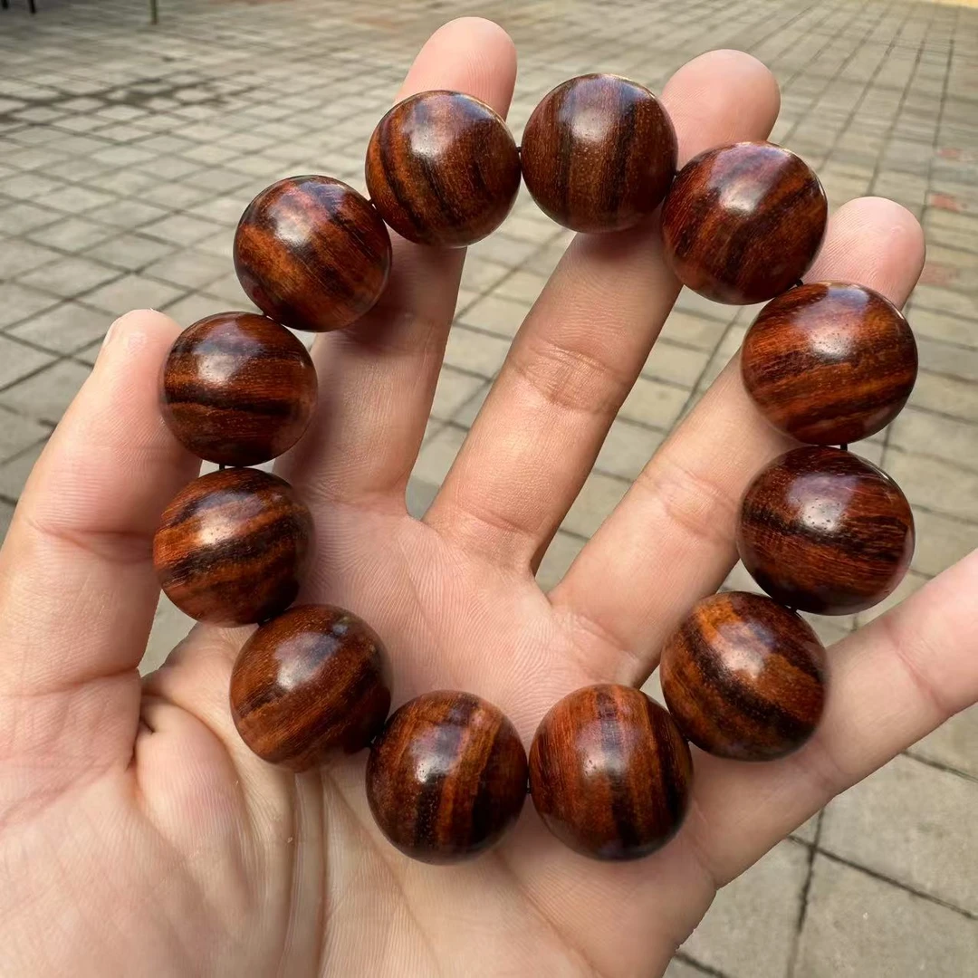 海南黄花梨2.0紫油梨满虎皮纹单圈（多样性发一）