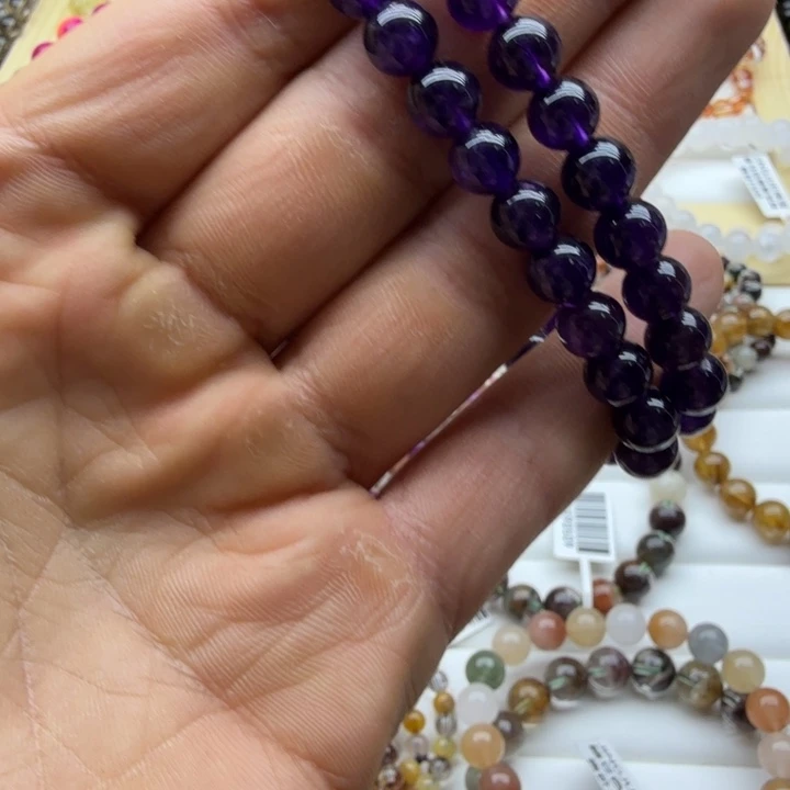 水晶手链未镶嵌多样性发货