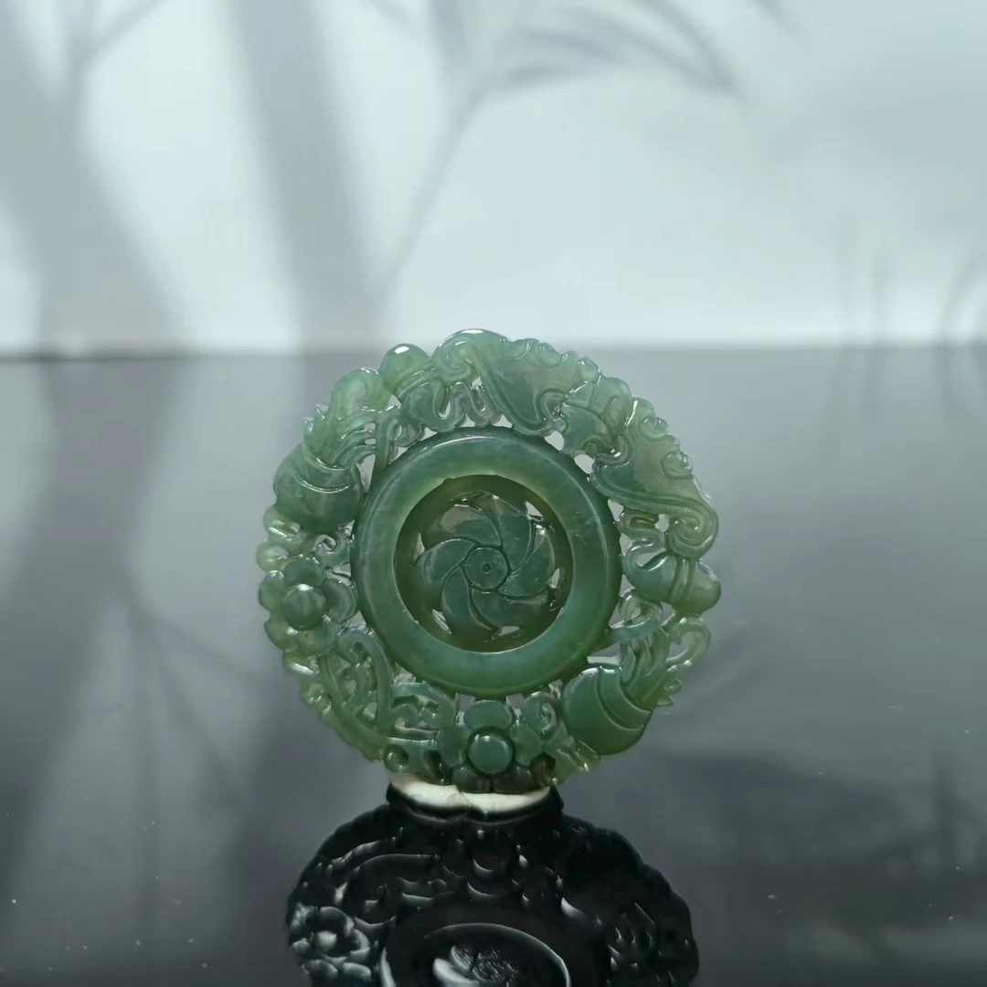 X和田玉时来运转吊坠2616
