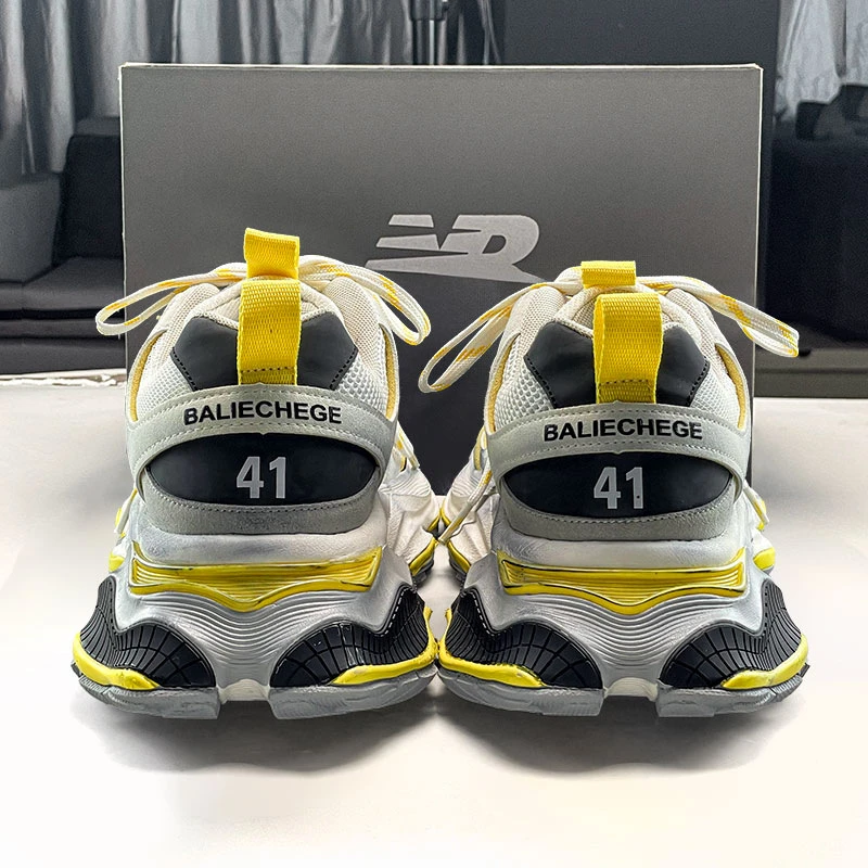 爆款巴黎老爹鞋2025秋季新款厚底增高透气运动休闲鞋莆田正品女鞋