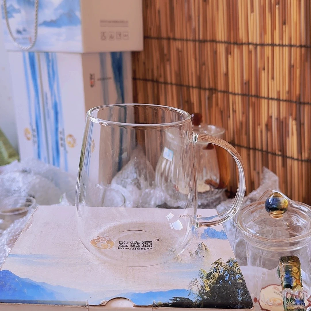 高硼硅玻璃茶水分离款瑕疵物水杯 11.11