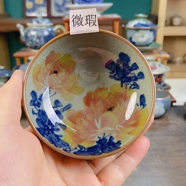 瓷片手工制作工艺精湛等