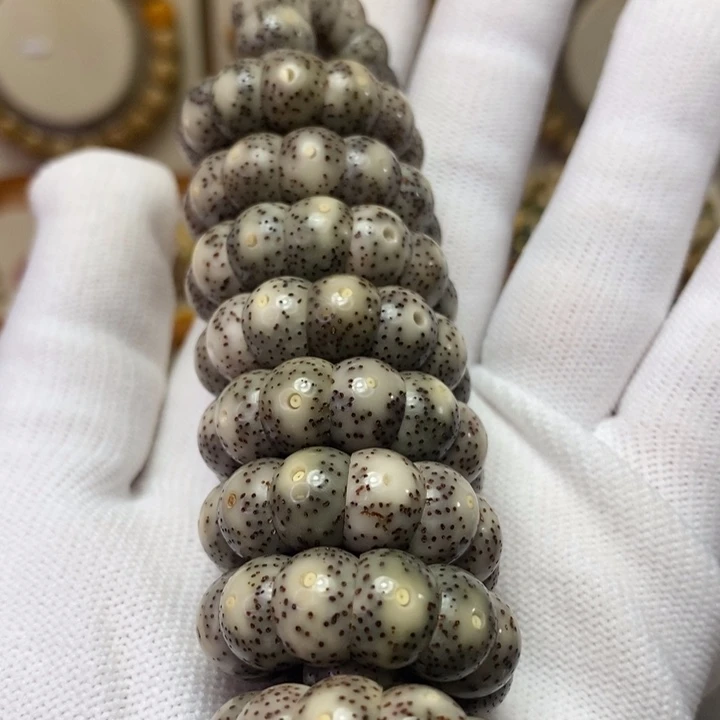 星月菩提吊坠石玉10糯冰大肠