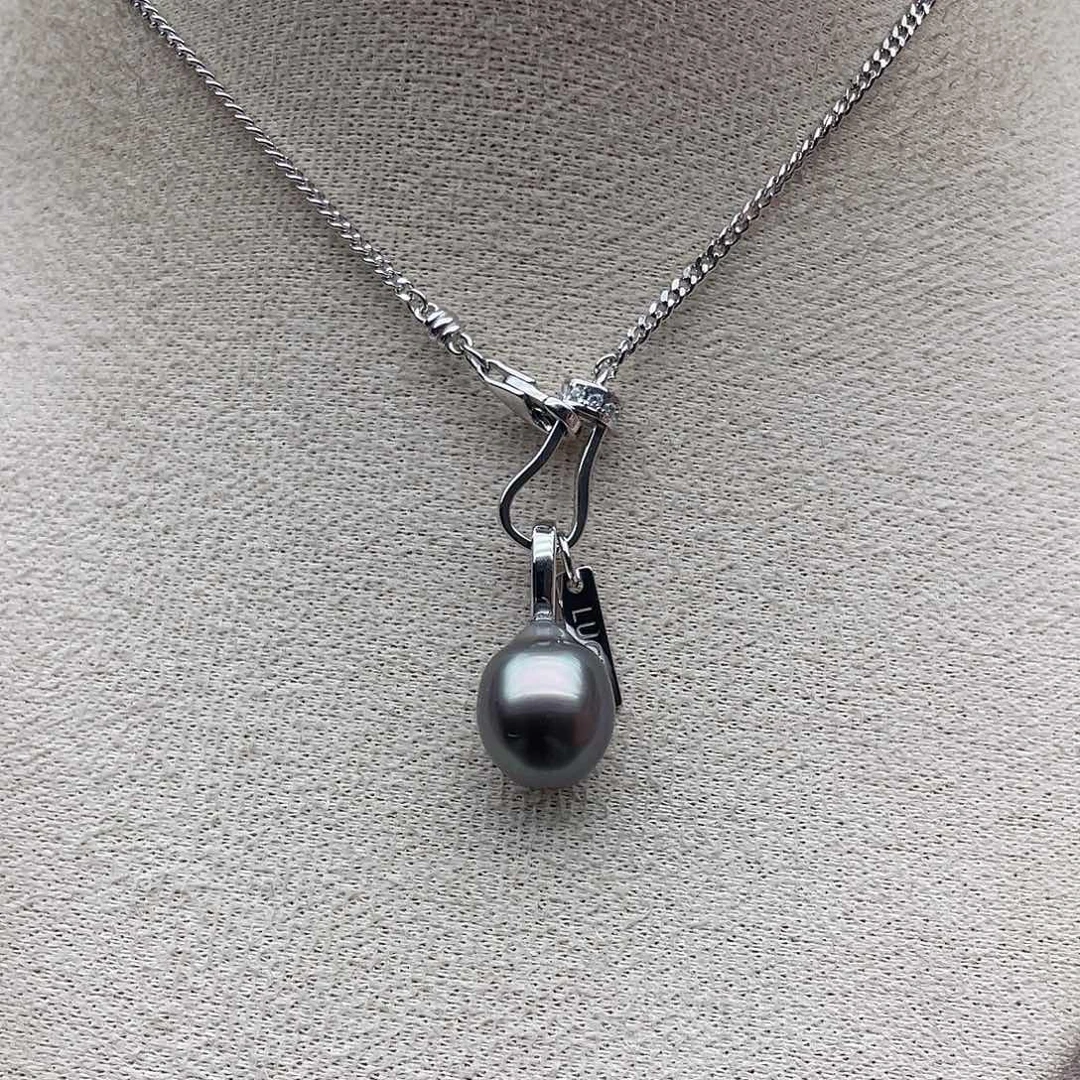 银S925镶嵌套链27海水珍珠