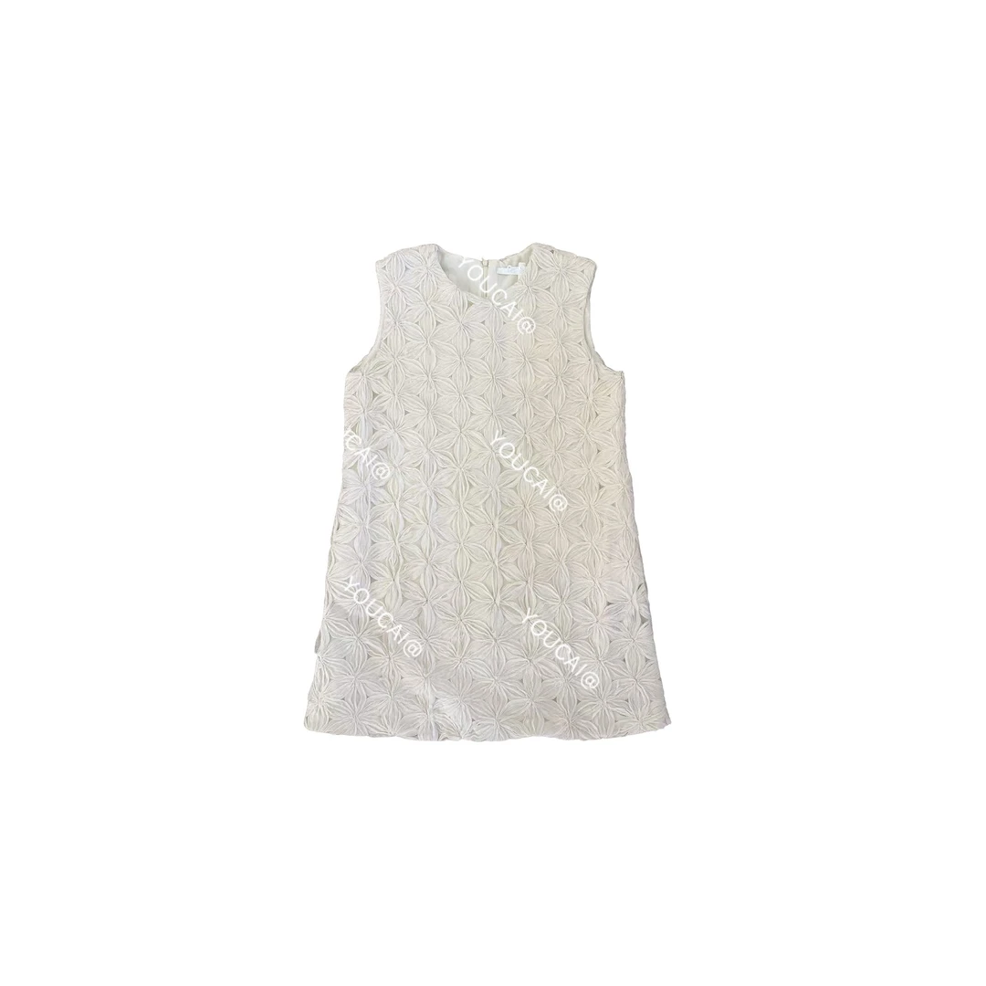 YOUCAI25夏季｜重工立体花朵连衣裙