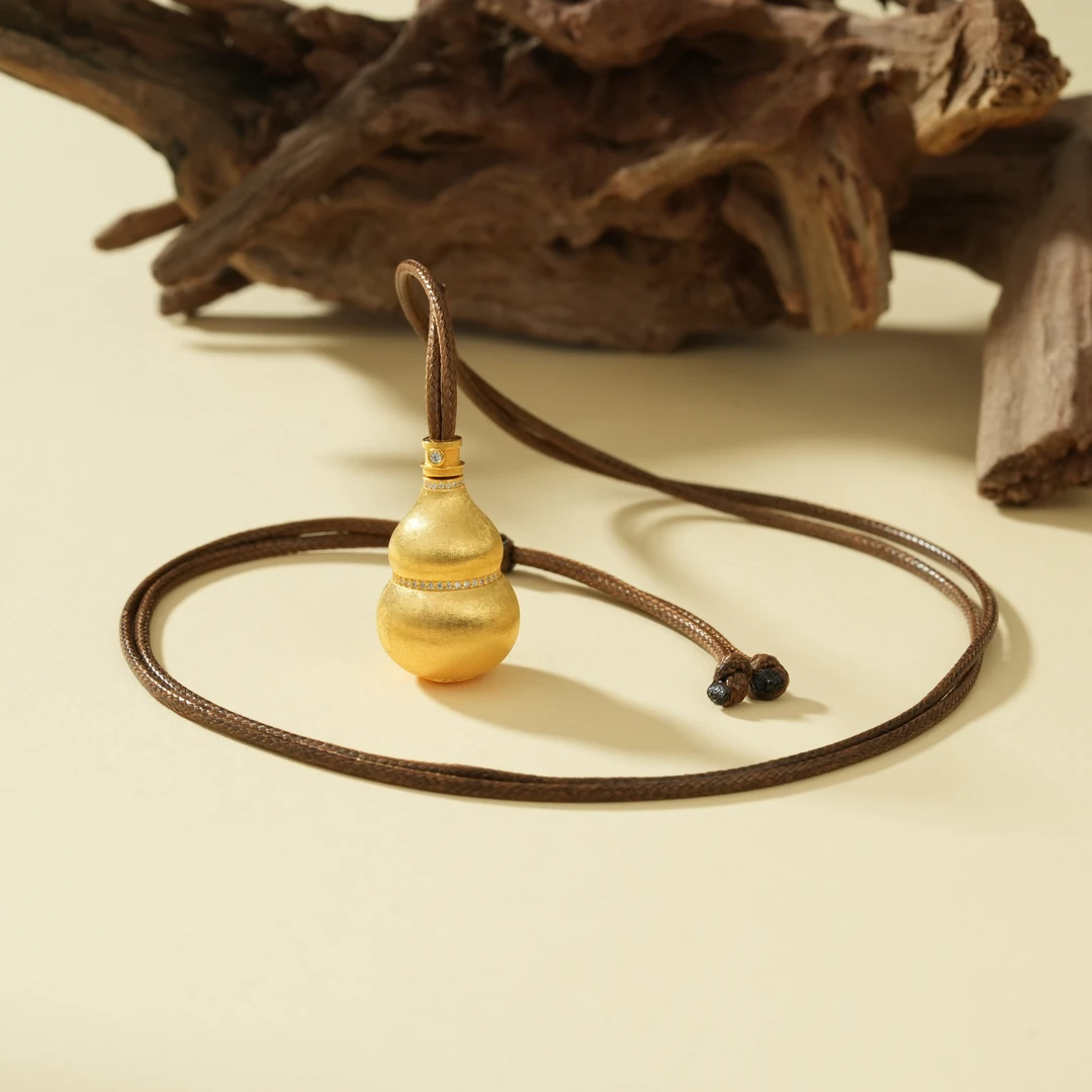 吊坠足银 【云上】DS24061-足银闷声葫芦吊坠（甄选）含配绳