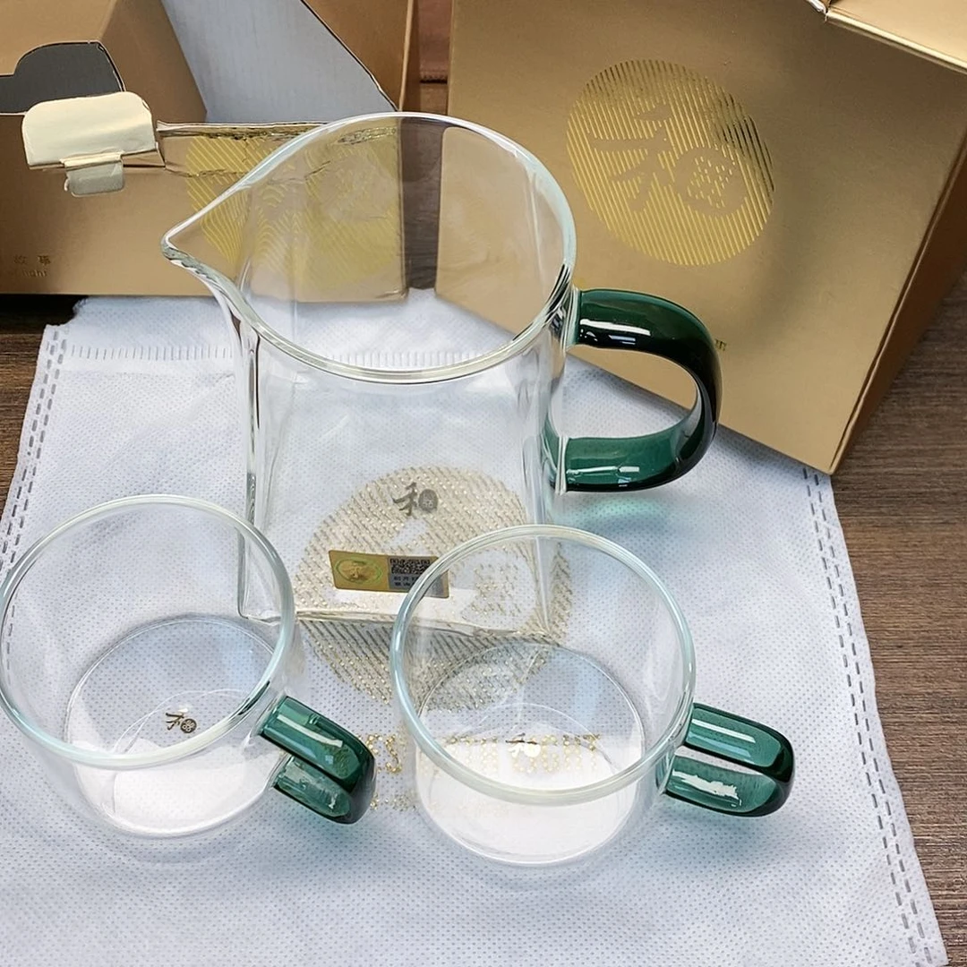 禾器/瀚然茶海/墨绿+清禾杯/墨绿 金标套