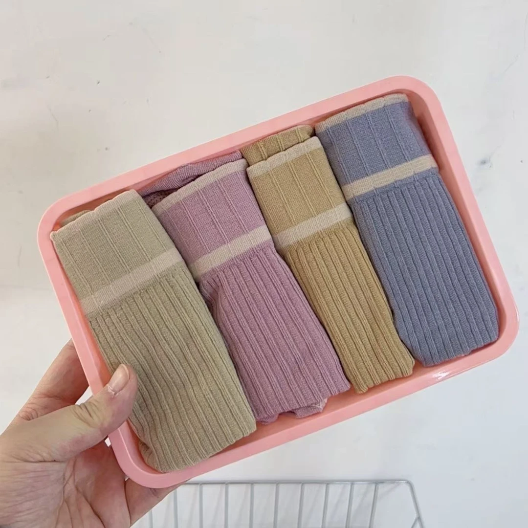 当当家-（四条装）女士舒适弹力短裤--2207