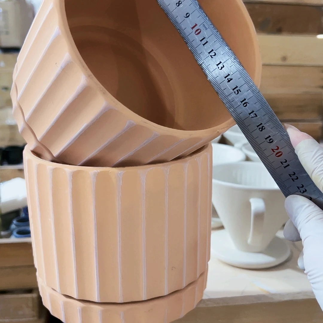 有孔，外贸尾单陶瓷花盆凑单10米包邮