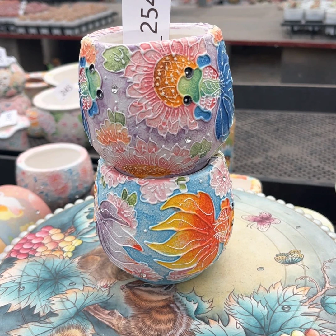 红陶海*254花盆2个
