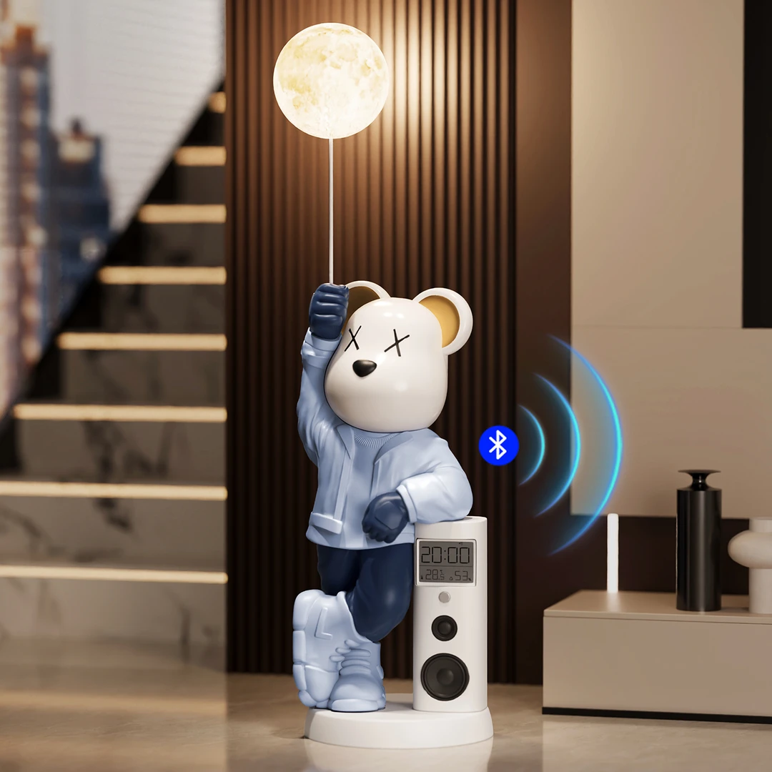 MSKA暴力熊客厅大型落地摆件沙发电视柜旁装饰品轻奢乔迁礼物