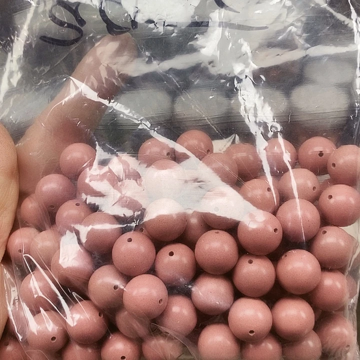樱粉香凝1.2天然合香珠到手40颗打底(可防水)