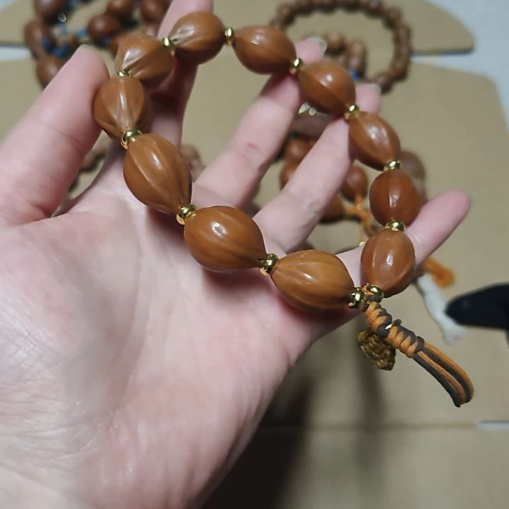 吊坠橄榄核1620尺寸四花去霜打底全品手串