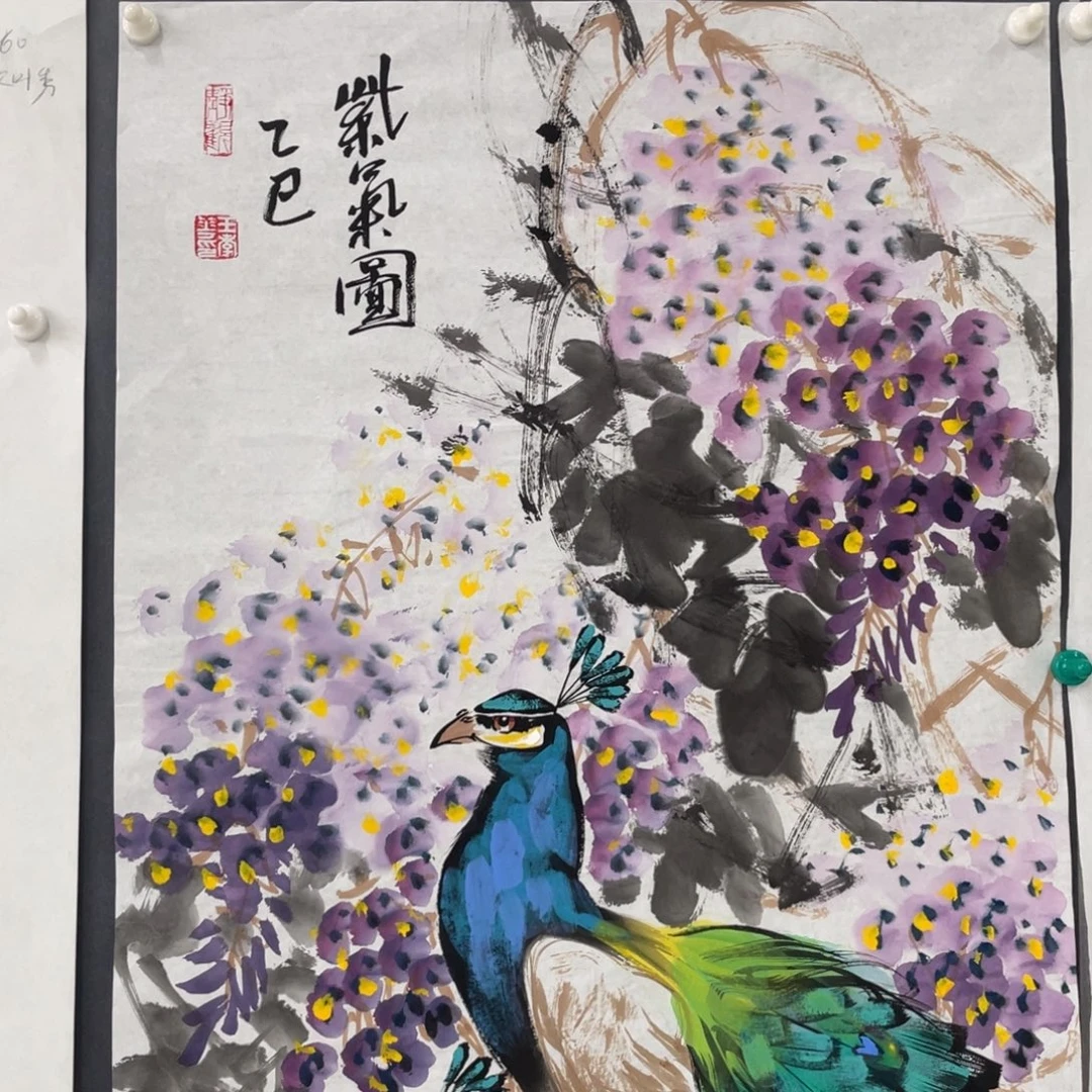 国画王孝华老师绘画