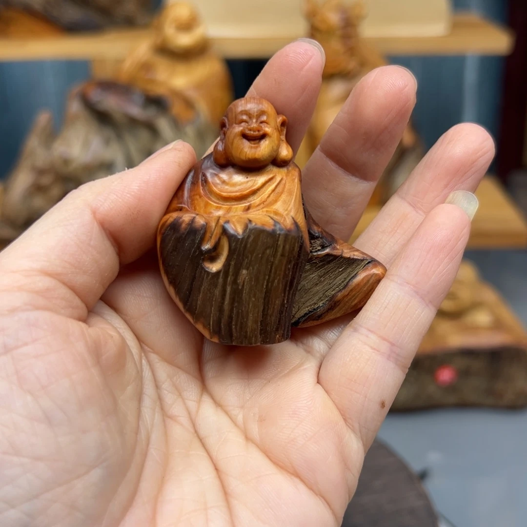 柏木崖柏木摆件手把件，61