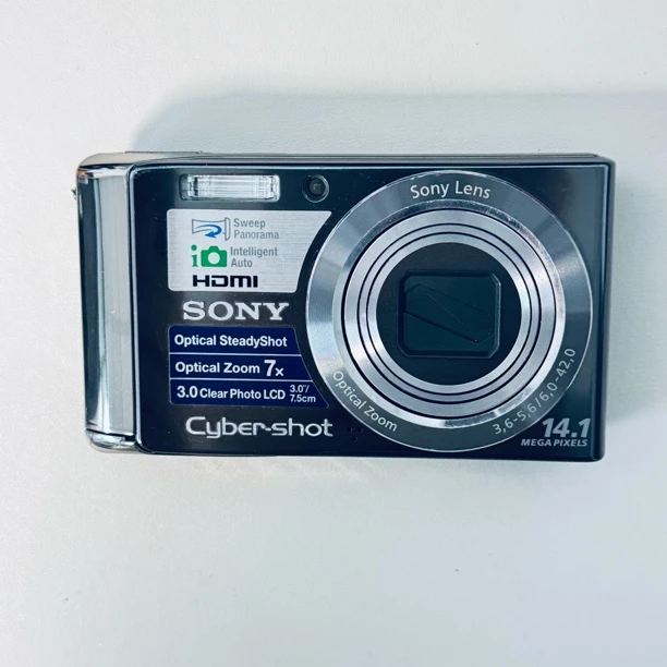 95新 Sony/索尼 w370特价1470w像素7倍光变人白景浓英文