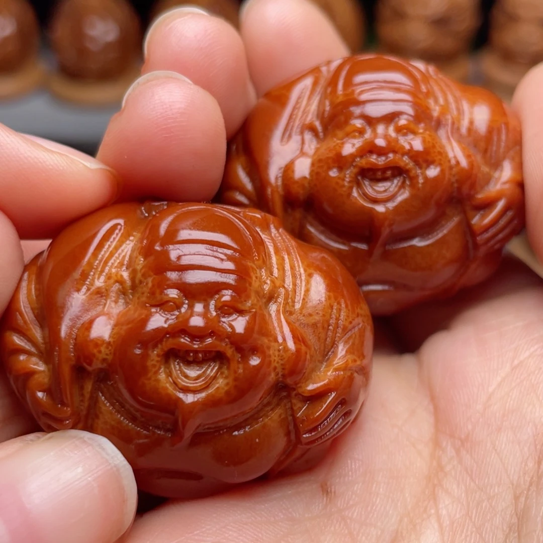 吊坠橄榄核横财手球3.3