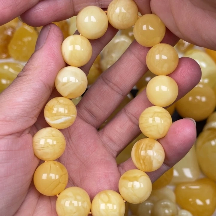 未镶嵌蜜蜡裸石蜜蜡手串