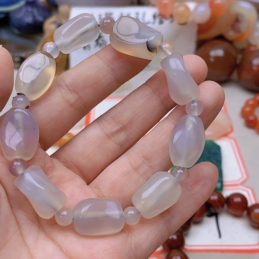 【闪购商品】未镶嵌玛瑙/玉髓珠宝半成品妙*