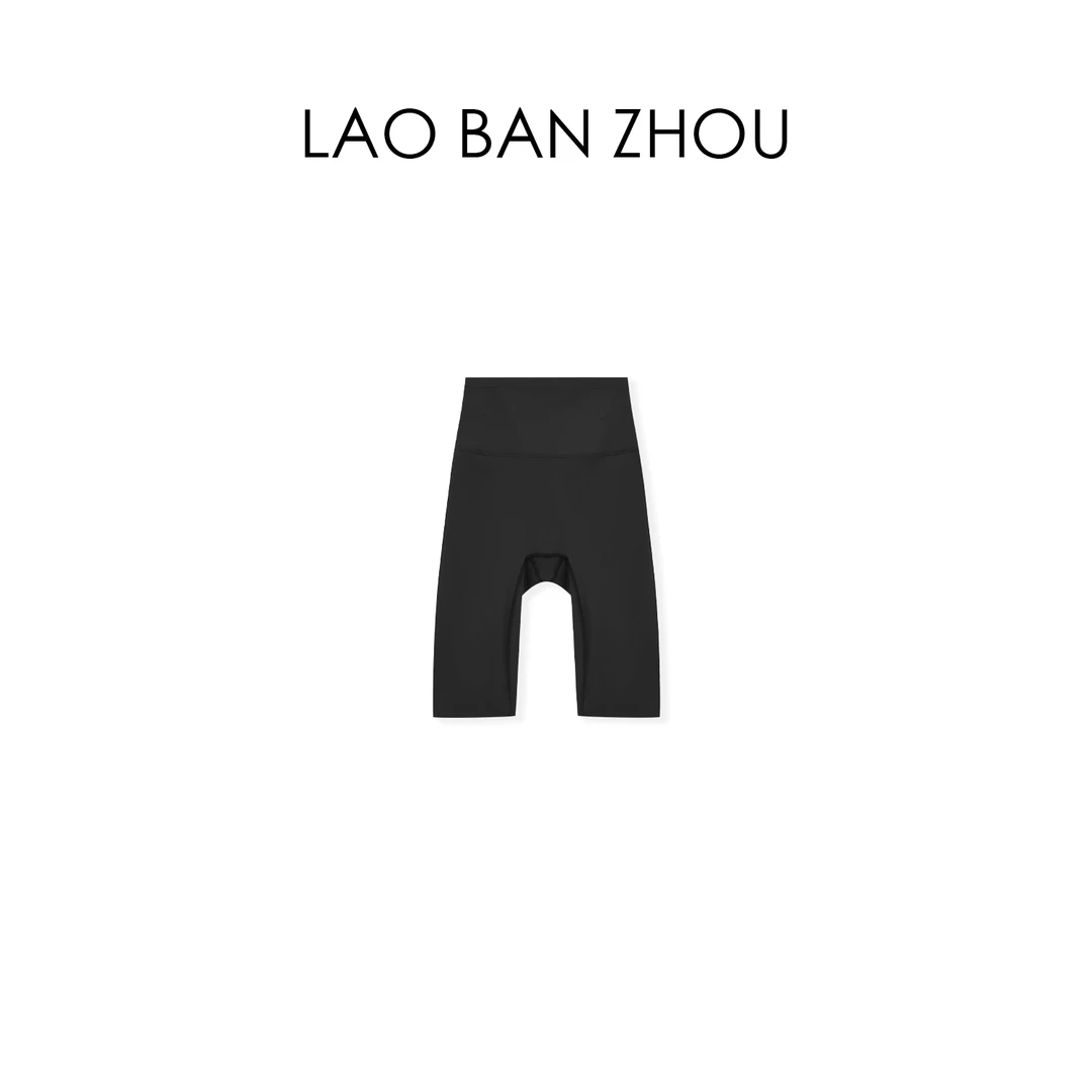 【老板周】随性百搭 夏季新款冰感透气显瘦五分鲨鱼裤