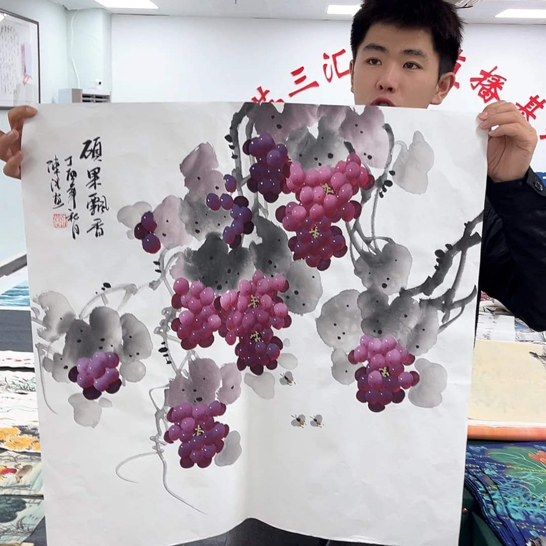 国画国画作品宣纸纯手绘